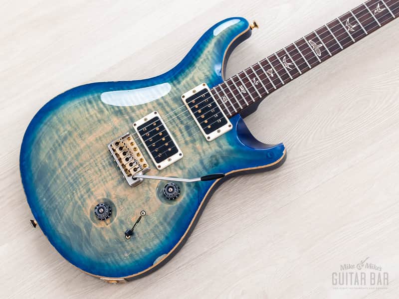 2012 Paul Reed Smith Custom 24 Trem Faded Blue Burst w/ Case image 1