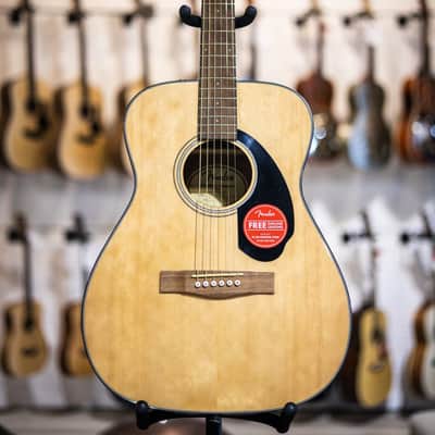 Fender CC-60S Solid Top Concert Acoustic Guitar Natural image 2