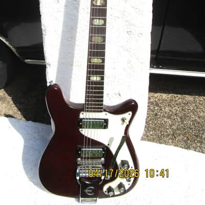 Epiphone Gibson Crestwood Custom, 1965, Mini Humbuckers, Tunomatic Bridge, Klusons, Case image 2