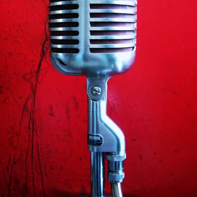 Vintage 1940's Shure 55S Unidyne dynamic cardioid Microphone multi Z w cable & case 55S 55SW 556S 556 image 16