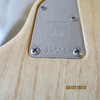 Music Man Albert Lee "Artist Relations" model 1997 Natural SSS Hardtail ( Jim Messina ) image 15