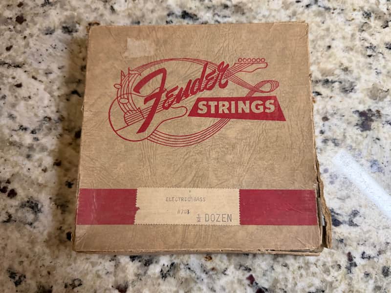 Fender Bass String Box Case Candy 50-60s Pre CBS image 1