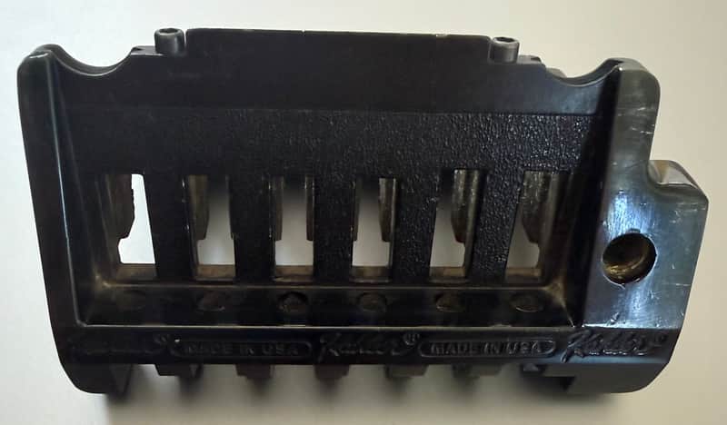 Kahler Fulcrum 2520 tremolo part [Made in USA] - Black image 1