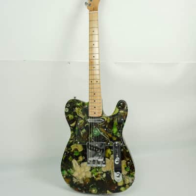 Epoxy resin Telecaster Custom Flower Electric Guitar image 2