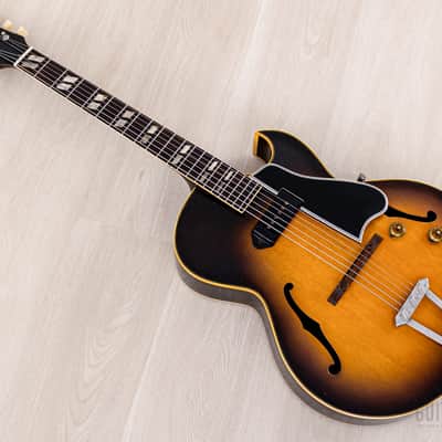 1956 Gibson ES-175 Vintage Archtop Electric Guitar Sunburst w/ P-90, Case image 13