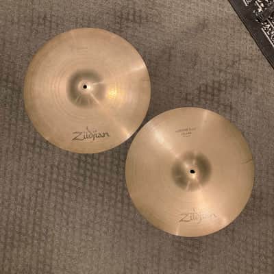 Zildjian A Series 18 Medium and 18 Medium Thin Crashes cracked 80s image 1