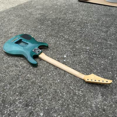 Sidewalk Sale: Washburn Mercury Series Electric Guitar Husk (1990s - Teal Flake) image 14