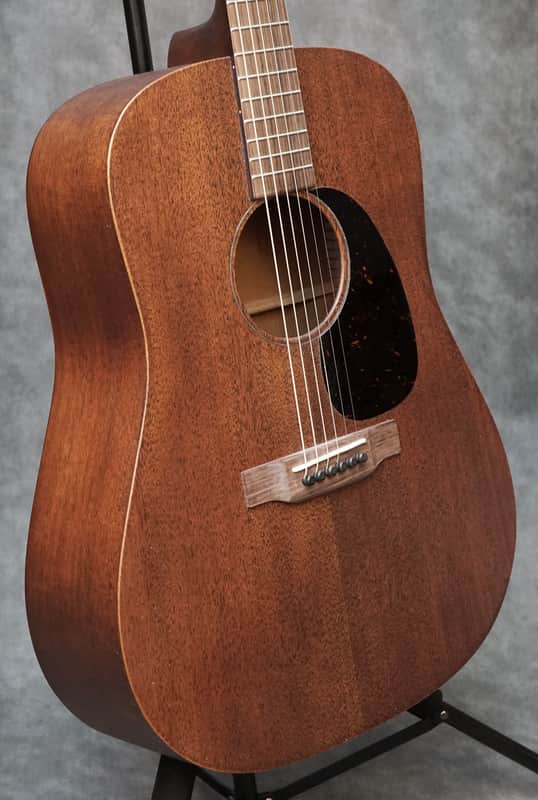 Martin D-15M Acoustic Guitar Natural Finish - W/Setup & Case