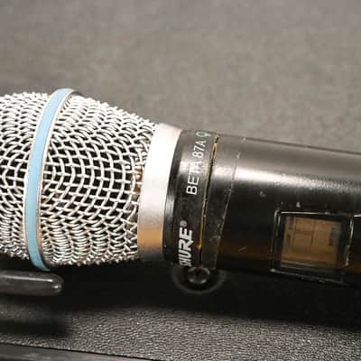 Shure U4D-J4 Wireless Receiver w/ two U2/BETA87A Handheld Mics - J4 Band CG01YHE image 8