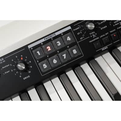 Korg SV-2SP 73-Key Vintage Stage Piano with Speakers (Creme) image 9