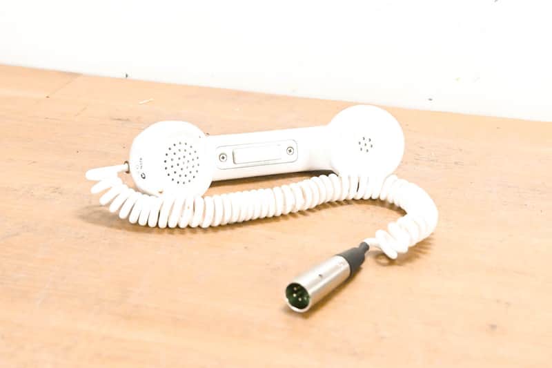 RTS HS-6A Telephone-Style Intercom Handset (White) CG011SG Bild 1