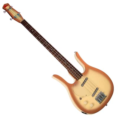 Jerry Jones LEFTY Longhorn Bass - Copperburst - Short Scale Electric Bass Guitar - USED! image 6