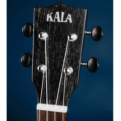 Kala Brand Solid Mahogany Doghair Salt & Pepper Concert Ukulele image 8