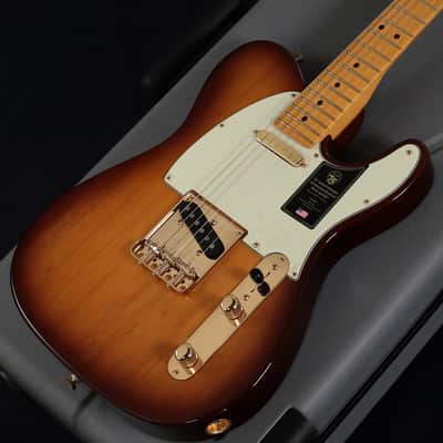 Fender USA 75th Anniversary Commemorative Telecaster with Maple Fingerboard, 2-Color Bourbon Burst Fender [US20098803] (06/17) image 8