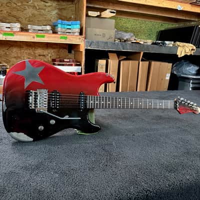 Valkenburg USA Jeff Duncan “Scarlet” Artist Series Electric Guitar – Red/Black Factory Relic – Custom Shop Level image 7