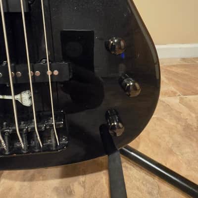 Squier MB-4 Skull Electric Bass Guitar image 8