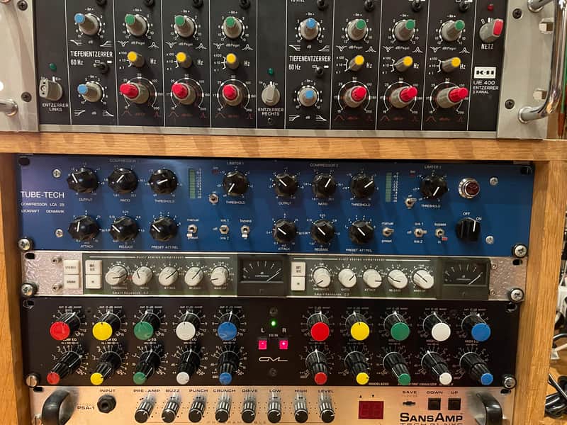 Tube-Tech LCA 2B Dual Channel Tube VCA Compressor / Limiter 2010s - Blue image 1