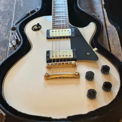 Greco Japanese EG-600 Alpine White Single Cut 1989 Custom MIJ w/ HSC image 1