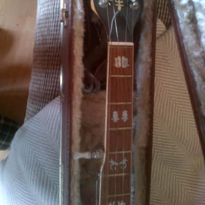 Framus Derroll Adams M-Line 5 string banjo 1976 Natural image 2
