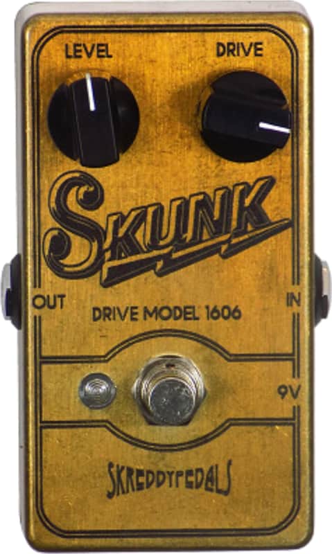 Skreddy Skunk Drive Overdrive Guitar Effects Pedal image 1