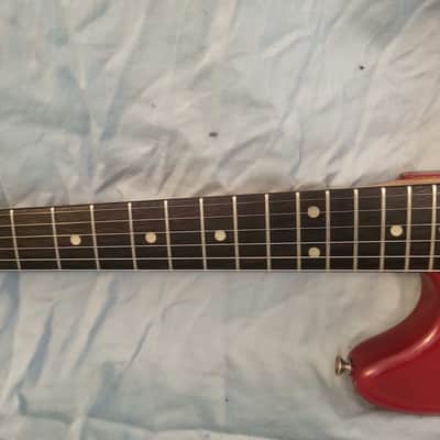 Fender Mustang Guitar with Rosewood Fretboard - 1966 - Dakota Red image 6