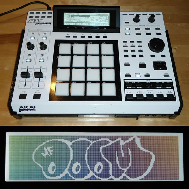 Custom Akai MPC 2500LE #112 80GB HDD DVD/CD Drive "Black & White" FULLY SERVICED image 1