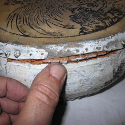 Vintage 1922 Ludwig & Ludwig Chinese Tom-Tom & Ludwig Mounting Bracket image 4
