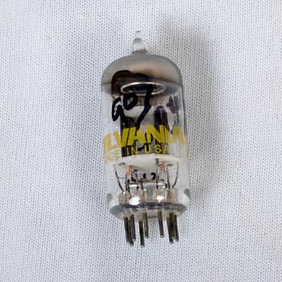 Vintage Sylvania 12AT7 / ECC81 Preamp Tube – Tests Good – USA Made image 3
