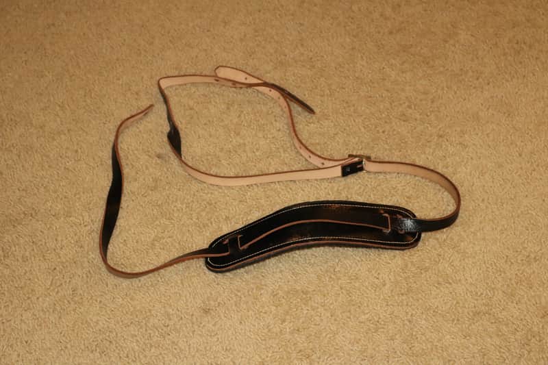 Ace Leather Guitar Strap 1960's image 1