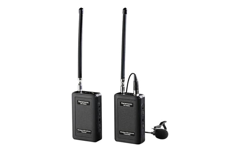 Saramonic SR-WM4C - Wireless 4-Channel VHF Lavalier Omnidirectional Microphone System (200' Range) image 1