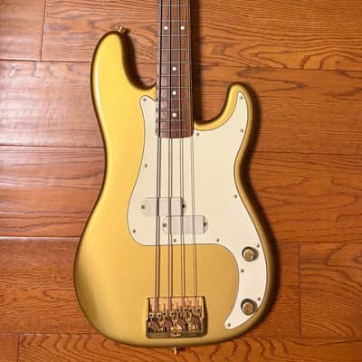 Fender Elite Precision Bass I with Rosewood Fretboard 1983 - 1984 - Aztec Gold image 2