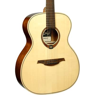 Lag T88A Tramontane 88 Auditorium Solid Spruce Top Khaya Neck 6-String Acoustic Guitar image 10
