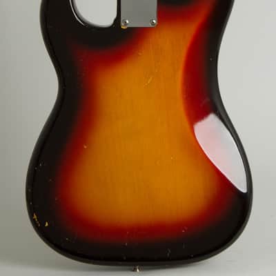 Fender Precision Bass Solid Body Electric Bass Guitar (1963), ser. #92338, black tolex hard shell case. image 4