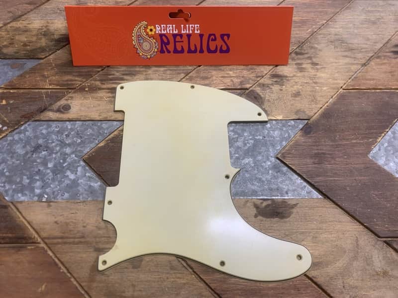 Real Life Relics Aged Mint Green Esquire Telecaster® Pickguard 3 Ply 8 Hole   (PGAQ5] image 1
