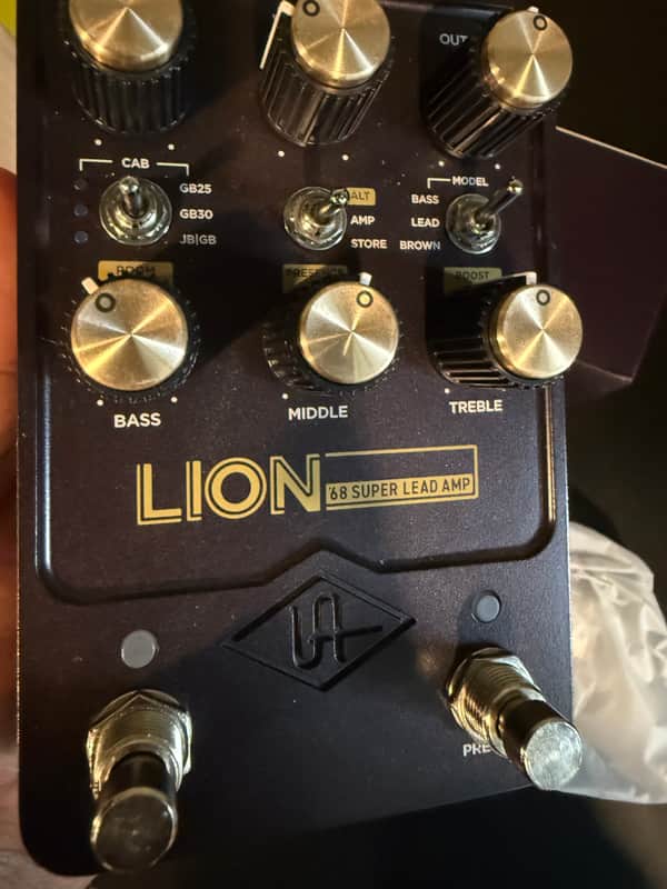 Universal Audio Lion '68 Super Lead Amp 2023 - Present - Black image 1