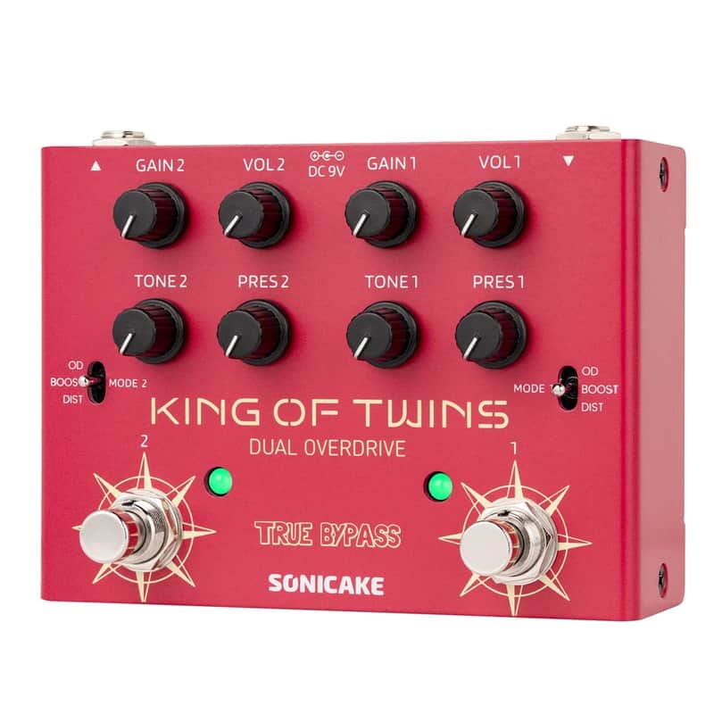 New Sonicake Dual Channel Overdrive Pedal - 3 Modes (Overdrive/Boost/Distortion) image 1