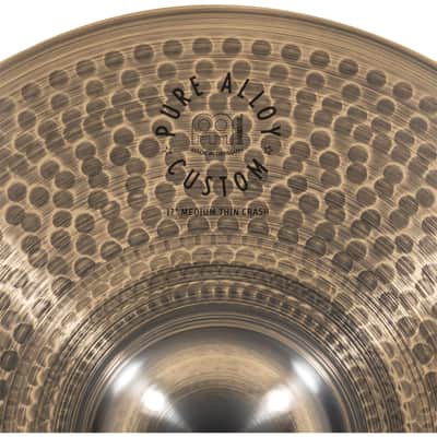 Meinl PAC17MTC Pure Alloy Custom Medium Thin Crash 17" - Crash Cymbal image 5