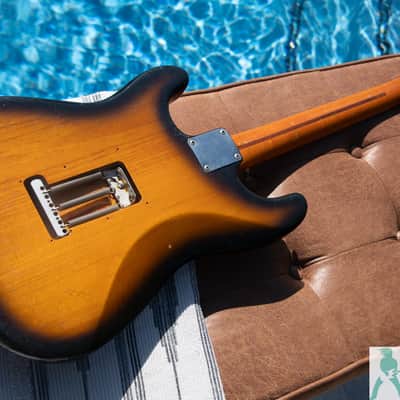 1987 Fender American Vintage Reissue 1957 Stratocaster - 100% Natural Ultimate Road Warrior MOJO - Pro Set Up w Perfect Frets/Action/Intonation! image 21