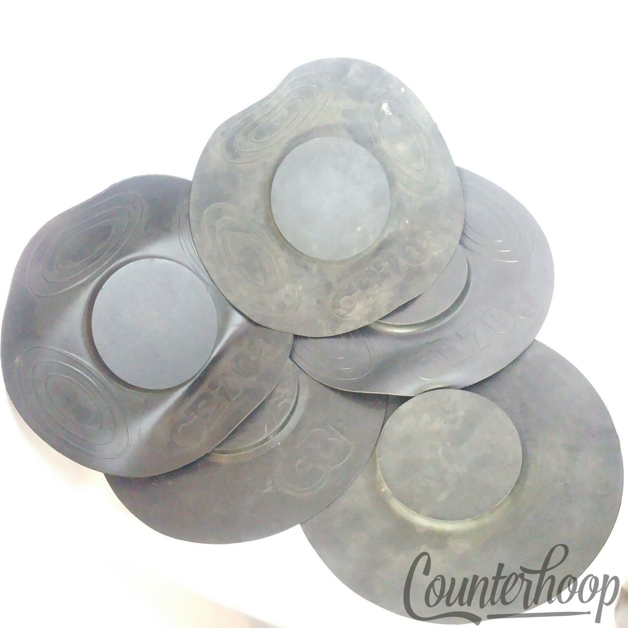 Vacuum Practice Pads 14" Snare Drum Mutes/Silencers/Mufflers CB700 Set of 5* — main photograph