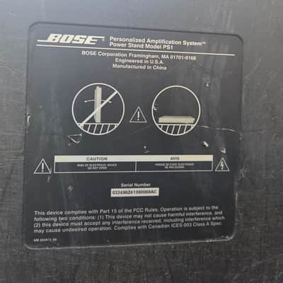 Bose PS1 personalized amplification system power stand model PS1 image 4
