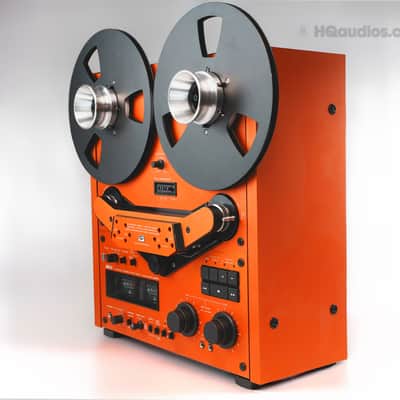 Akai GX-635D Reel-to-Reel Tape Deck - Custom Orange - Professionally Restored - 1 Year Warranty image 3