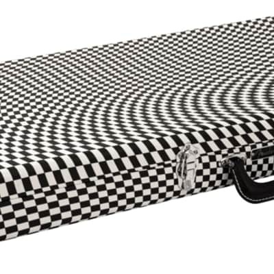 Fender Classic Series Case, Strat/Tele, Wavy Checkerboard Guitar Case image 10