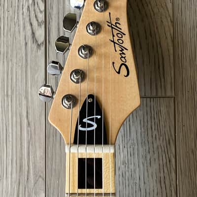 Sawtooth ST-M24AC-SBK Michael Angelo Batio Signed Guitar with gigbag Satin Blk image 4