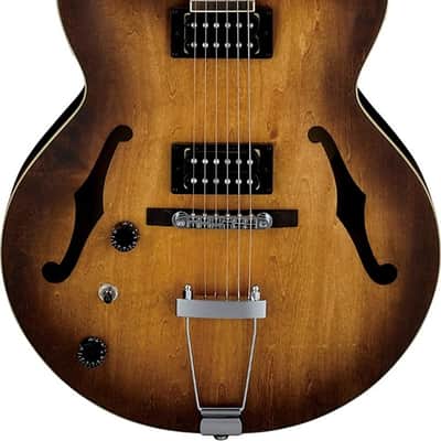 Mint Ibanez Artcore AF55LTF Left-Handed Hollow Body Electric Guitar, Tobacco Flat image 2