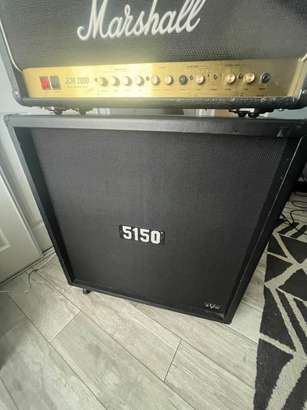 EVH 5150 Iconic Series EL34 160-Watt 4x12" Guitar Speaker Cabinet 2024 - Present - Black image 1