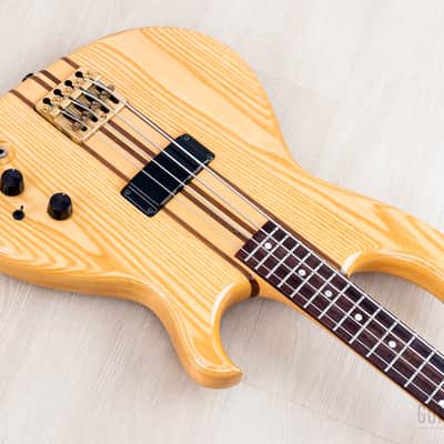 1981 Aria Pro II SB-700 Vintage Neck Through Bass Natural, Japan Matsumoku image 9