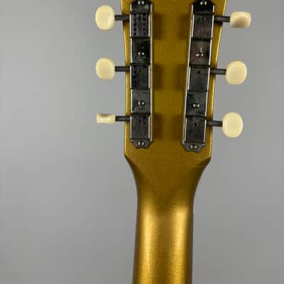 Brown Bear Guitars Korina Les Paul Junior double cut gold metallic image 16