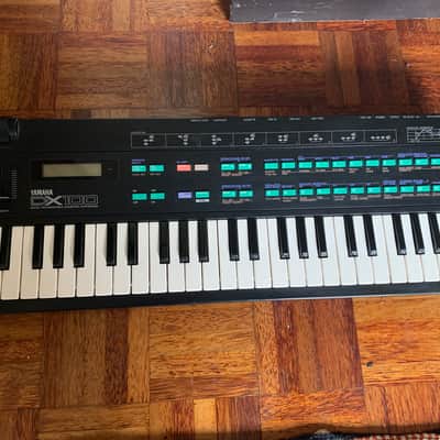 Yamaha DX100 Programmable Algorithm Synthesizer 1985 - Black