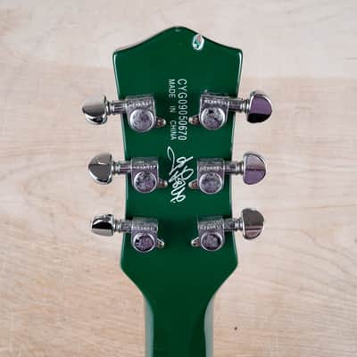 Gretsch G5135GL Electromatic G. Love Signature Corvette 2009 Phili-Green w/ Competition Stripe w/ Bag image 20