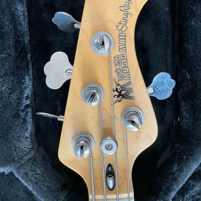 Ernie ball Musicman Stingray bass 1986 - White image 5